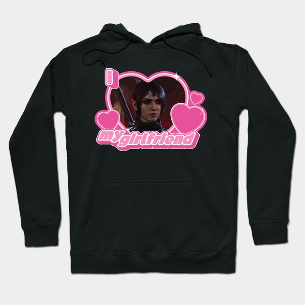 Shadowheart BG3 Girlfriend Hoodie by Hanneliza